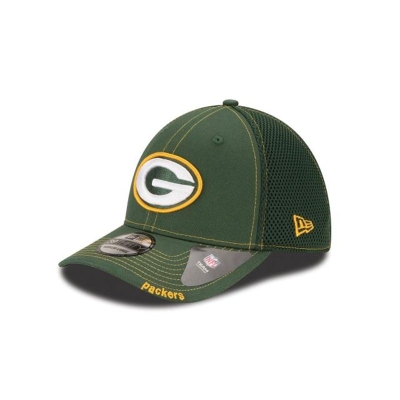 Green Bay Packers Gorra | New Era NFL Neo 39thirty Stretch Fit Cap Mexico - Verdes